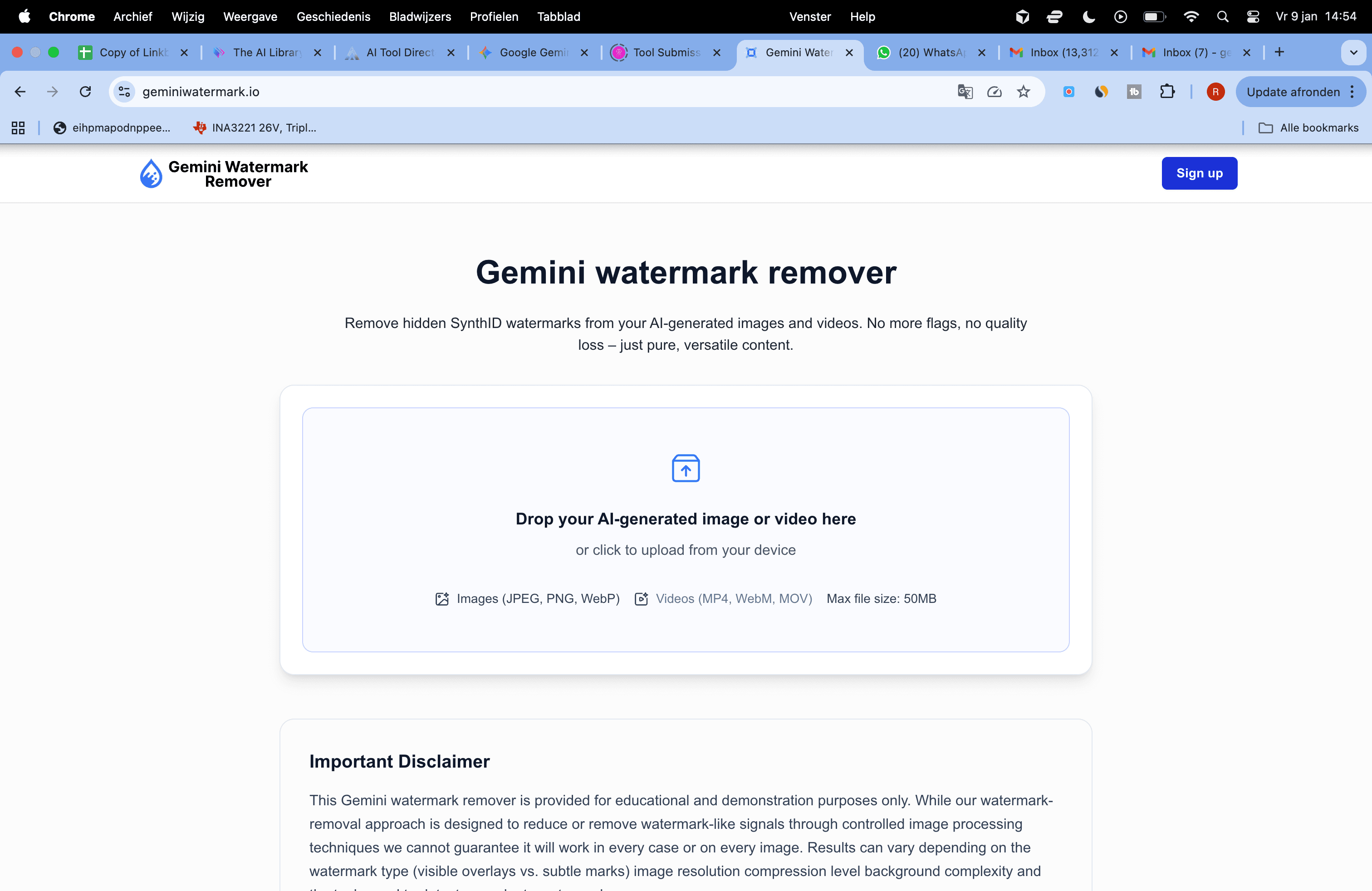 Gemini Watermark Remover screenshot