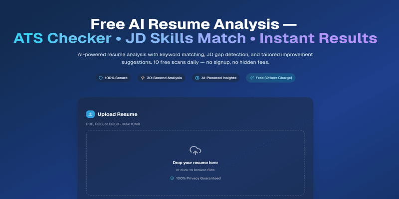 AI ATS Checker screenshot